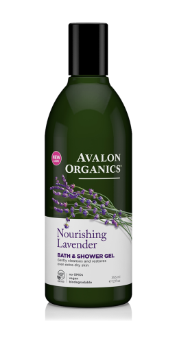 AVALON Organics AVALON sprchový gel Levandule, 355ml