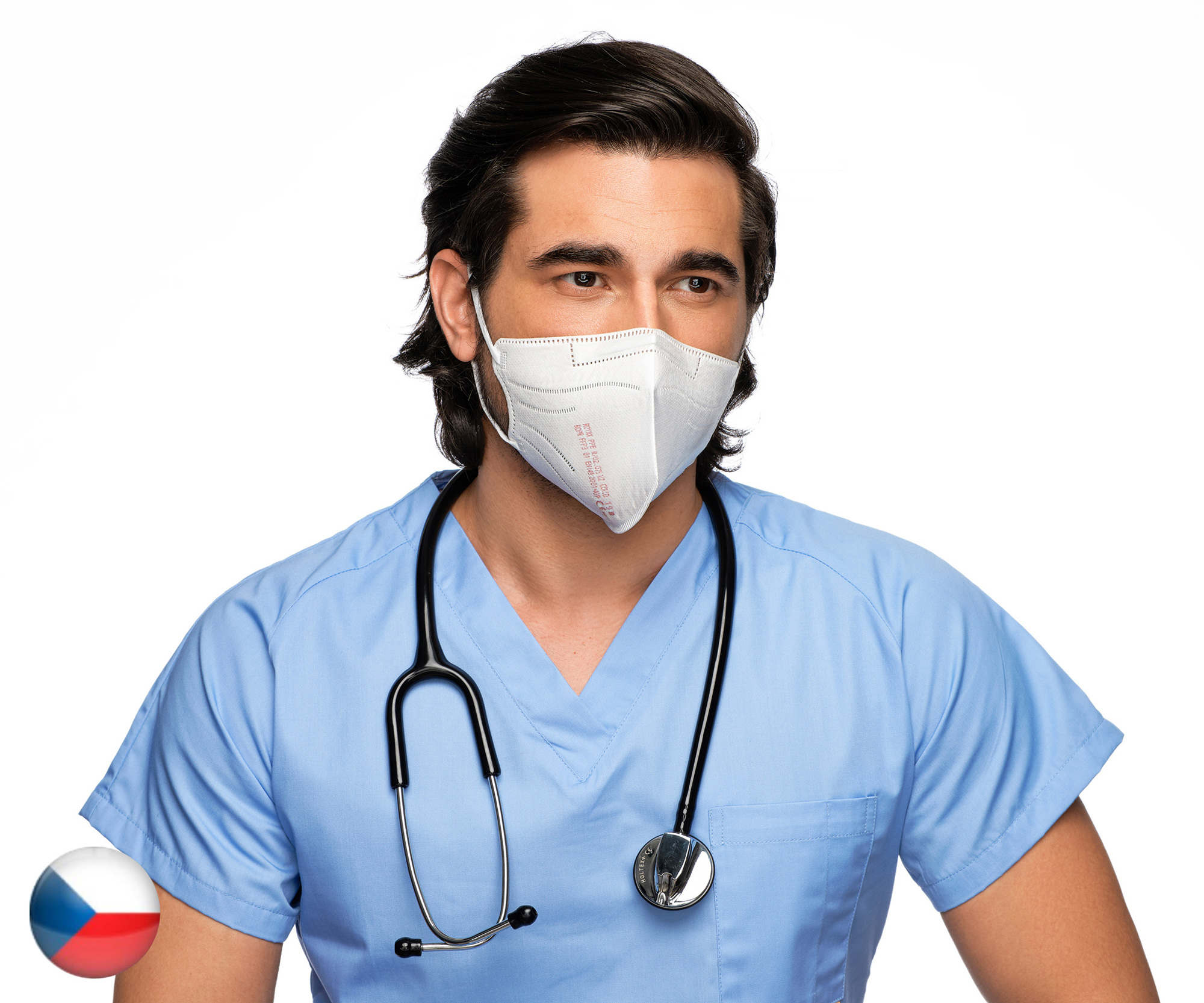 Royax respirátor FFP3 s kontrolou filtrace 10 kusů