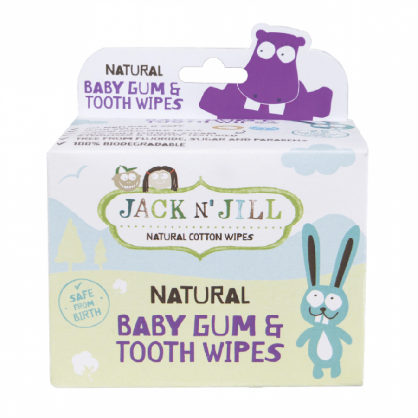 JACK N' JILL Ubrousky na zuby a dásně, 25ks
