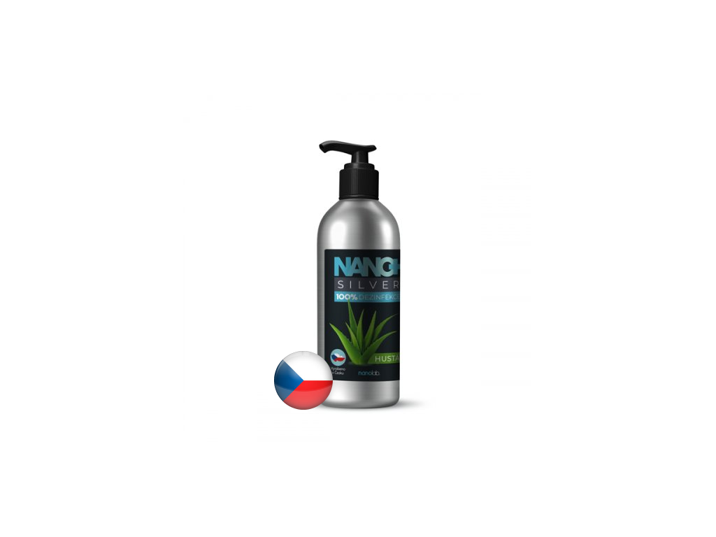 Nanolab NANO+ Silver HUSTÁ dezinfekce na ruce 150 ml eco-friendly
