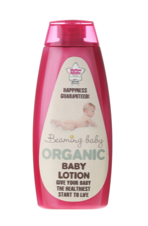 Organické dětské tělové mléko Beaming baby 250 ml