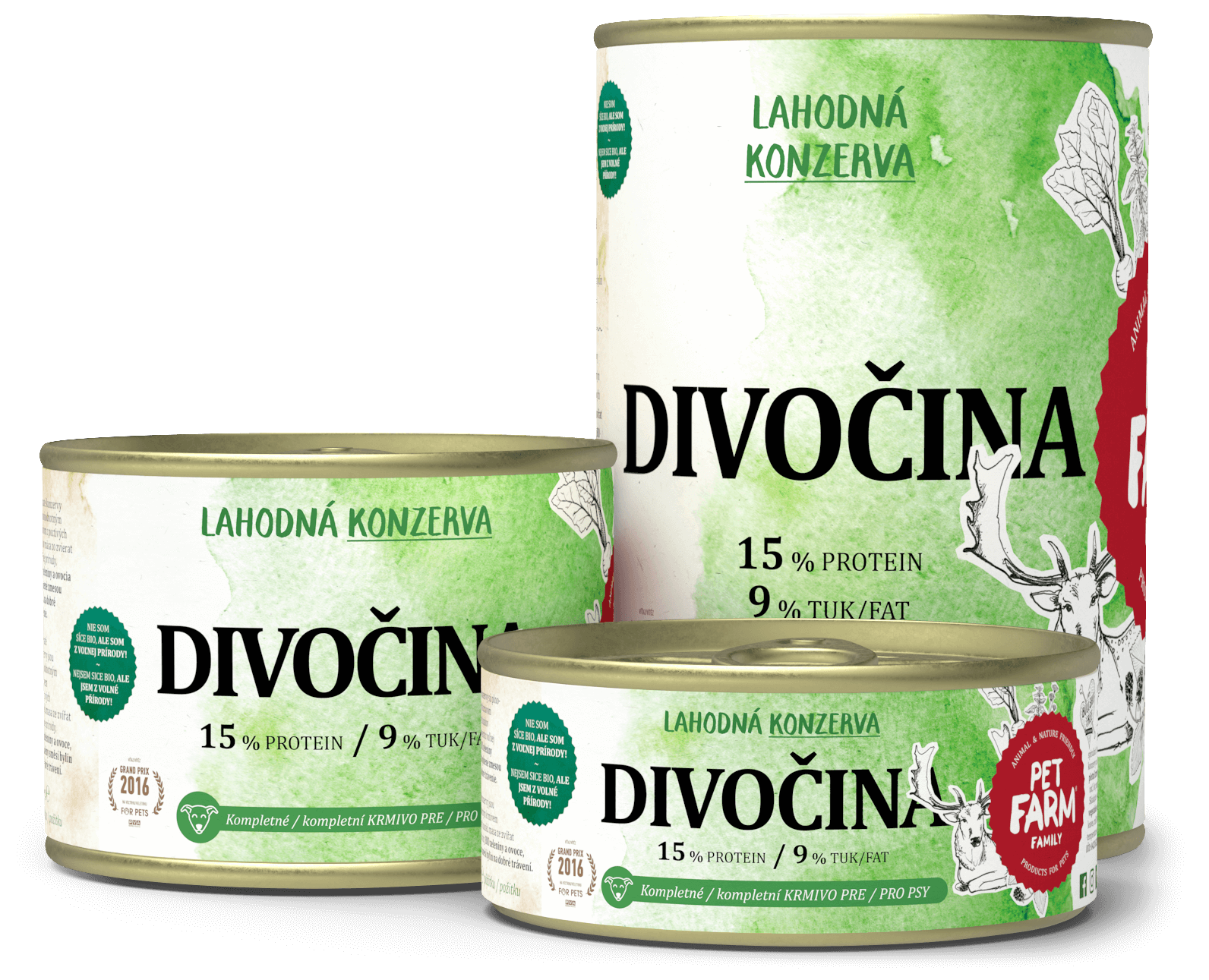 Pet Farm Family Divočina konzerva pro psy 180g
