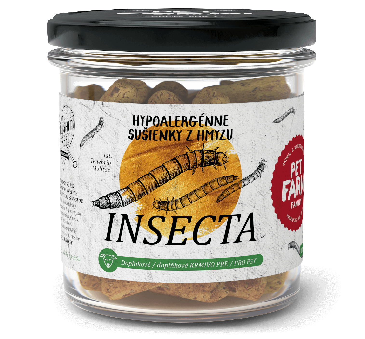 Pet Farm Family Insecta sušenky pro psy - 110 g