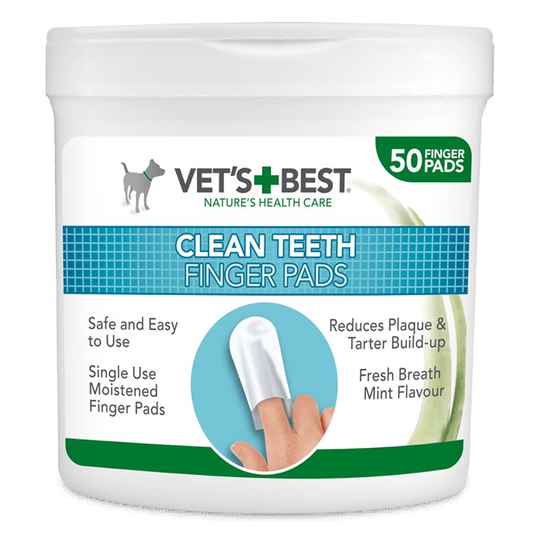 Vet's Best Clean Teeth Finger Pads - 1 balení