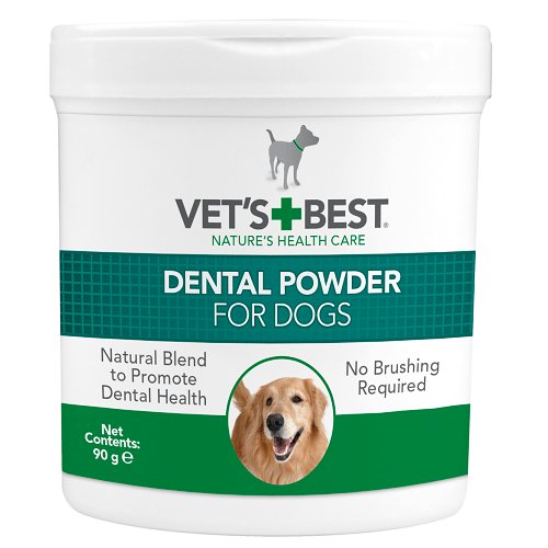 Vet's Best Dentální prášek na zuby pro psy Dental Powder 90 g