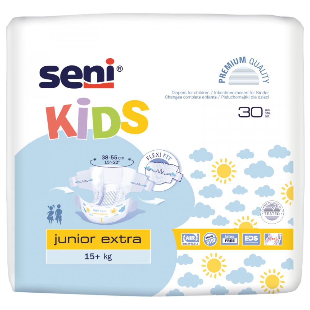 SENI KIDS JUNIOR EXTRA Absorpční kalhotky 30 ks