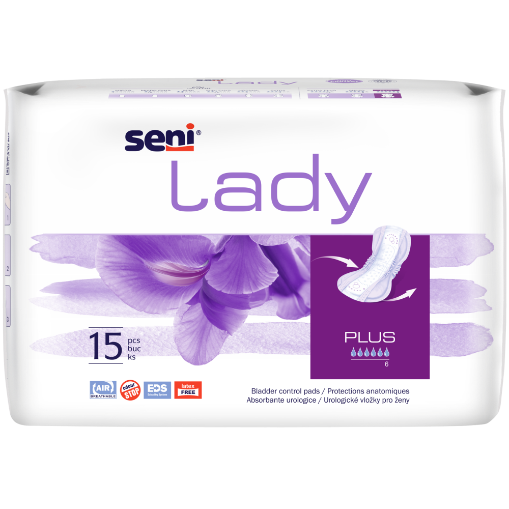 Seni Lady Plus inkontinenční vložky 15 ks