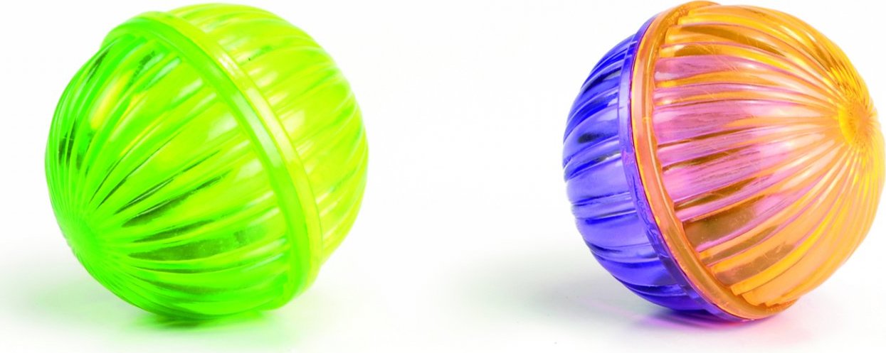 Beeztees Hračka pro kočky míček s korálky 4cm