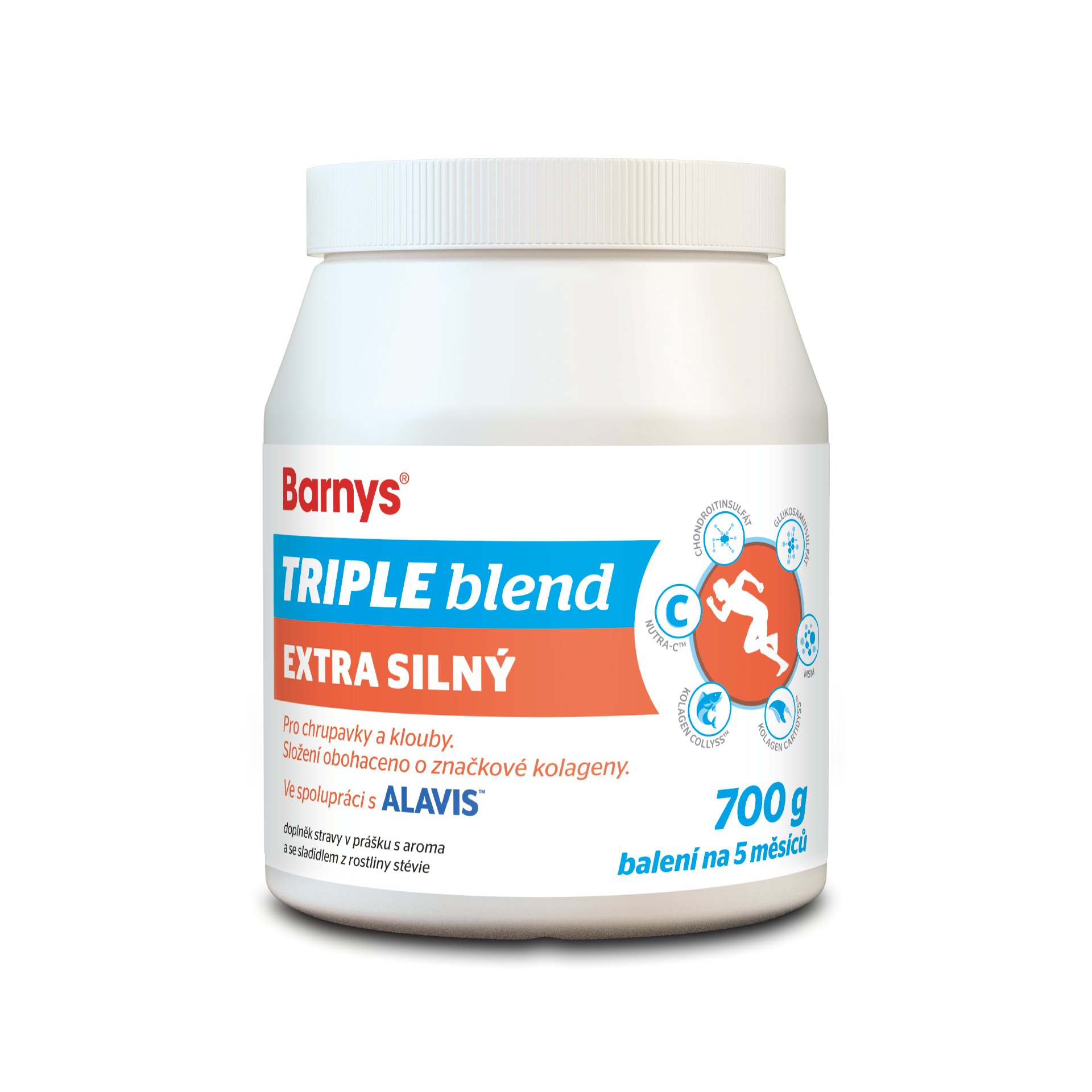 Barnys Triple Blend Extra Silný - Pro Lidi - 700g