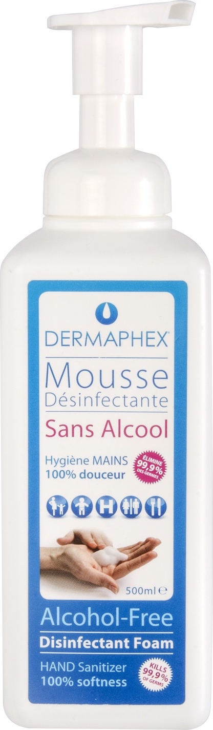 Dermaphex dezinfekce na ruce bezalkoholová pěnová 600 ml
