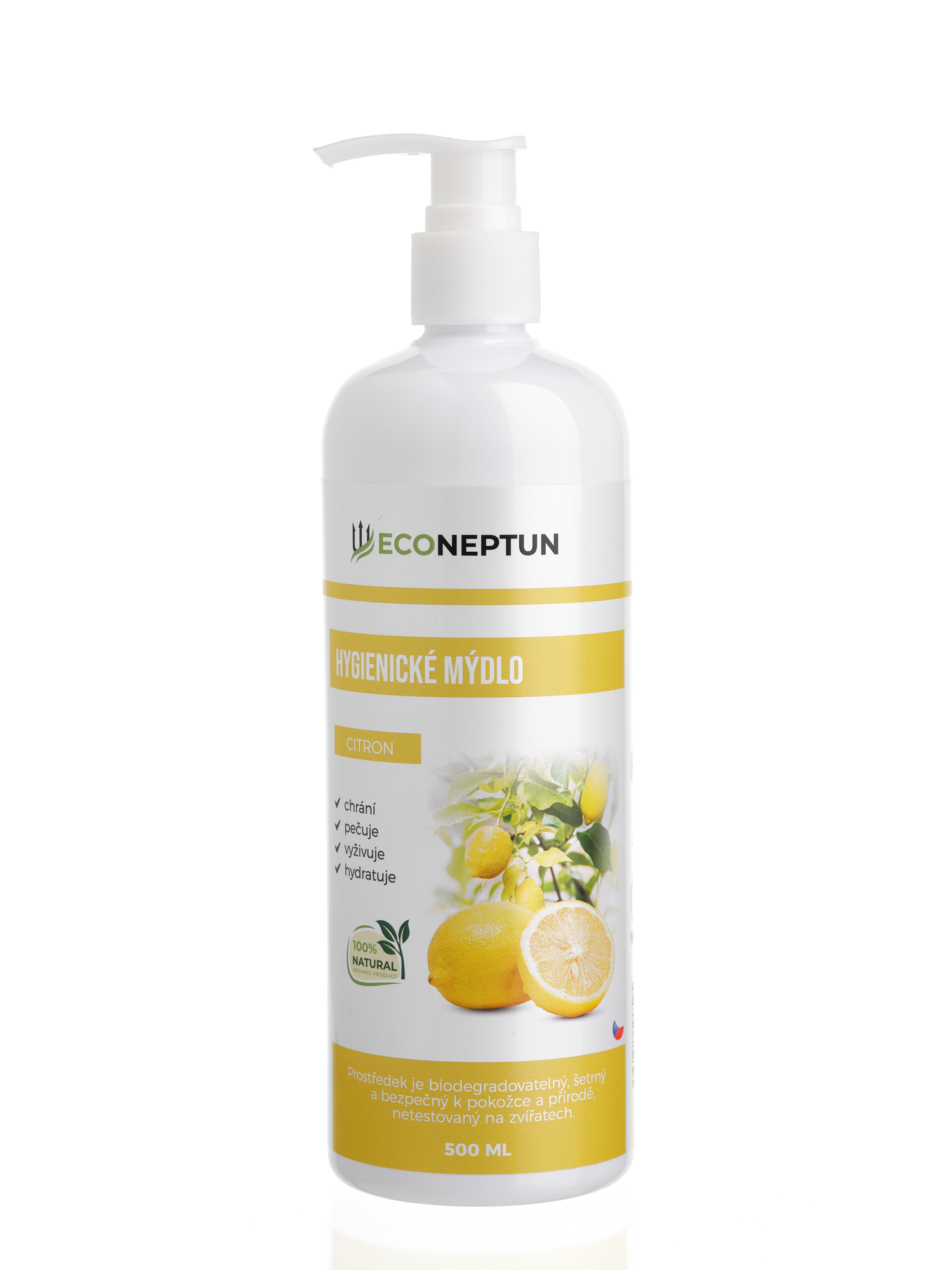 EcoNeptun Hygienické mýdlo citron 500 ml
