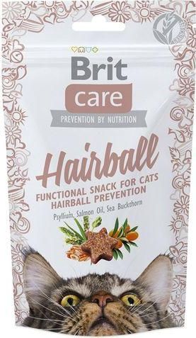 Brit Care Cat pamlsky pro kočky proti tvorbě chlupových chomáčů s žaludku s kachnou, 50 g