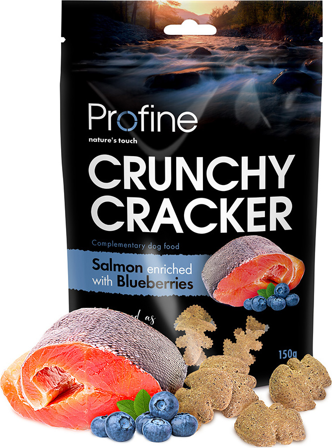 Profine Dog Crunchy Cracker Salmon with Blueberries - 150g