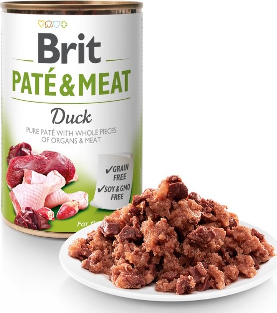 Brit Konzerva pro psy paté kachní, kuřecí, vnitřnosti, 800 g