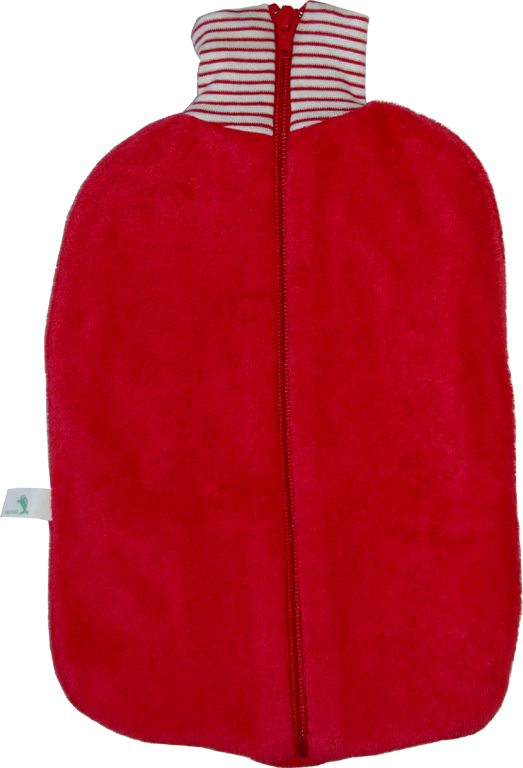HUGO-FROSCH Termofor Hugo Frosch Cherry - Eco Classic Comfort s obalem z BIO bavlny na zip - červený