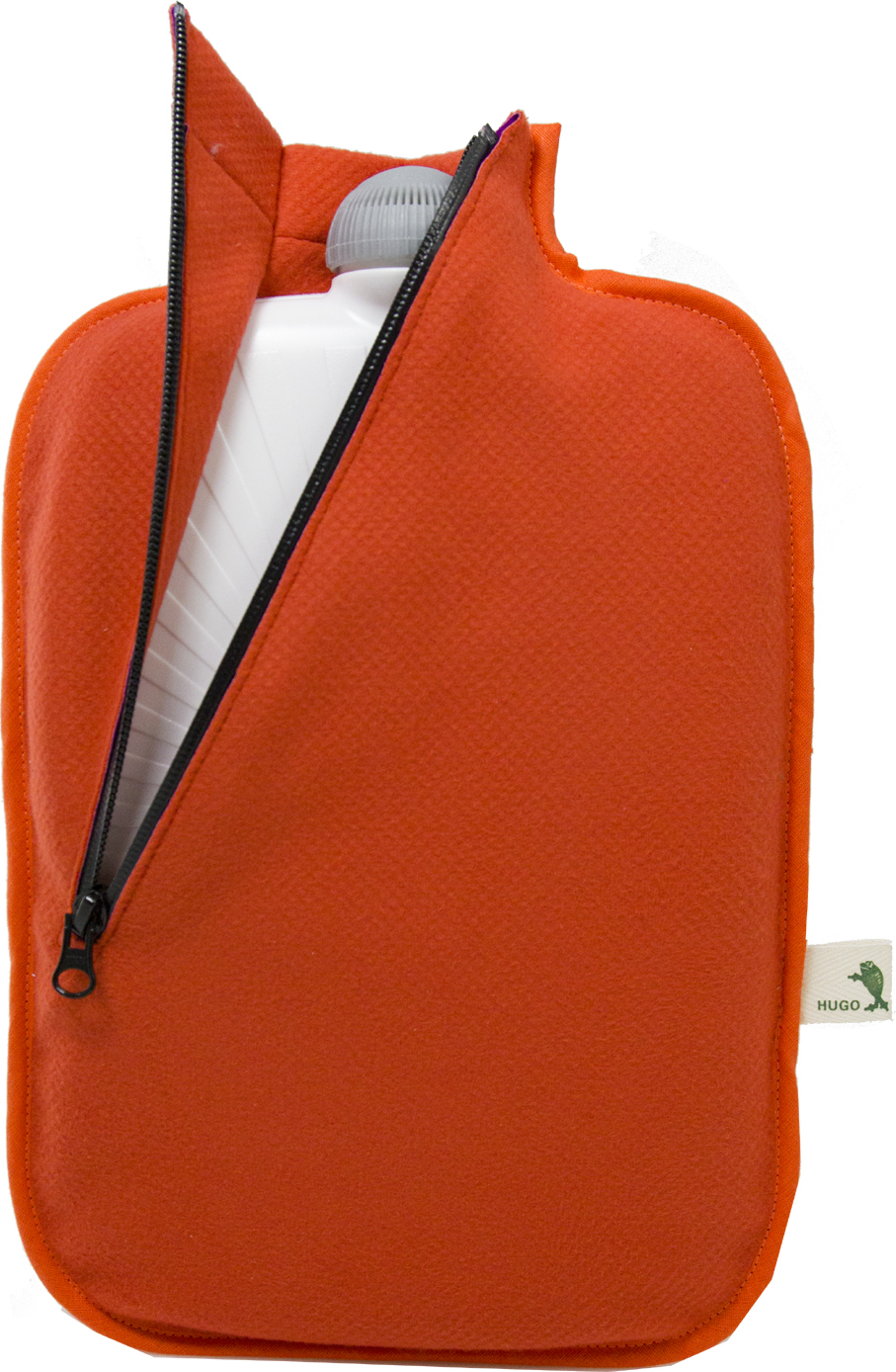 HUGO-FROSCH Termofor Hugo Frosch Eco Classic Comfort se softshellovým obalem na zip – oranžový