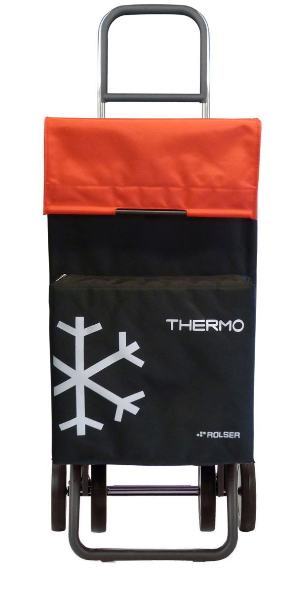 Rolser Termo Fresh MF DOS+2 nákupní taška na kolečkách, černo-červená