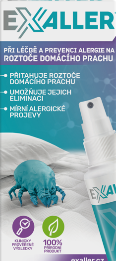 Ex Aller ExAller® při alergii na roztoče domácího prachu, 75 ml