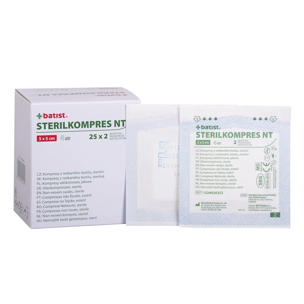 Batist Medical STERILKOMPRES NT 5x5cm 25x2ks /4vr.