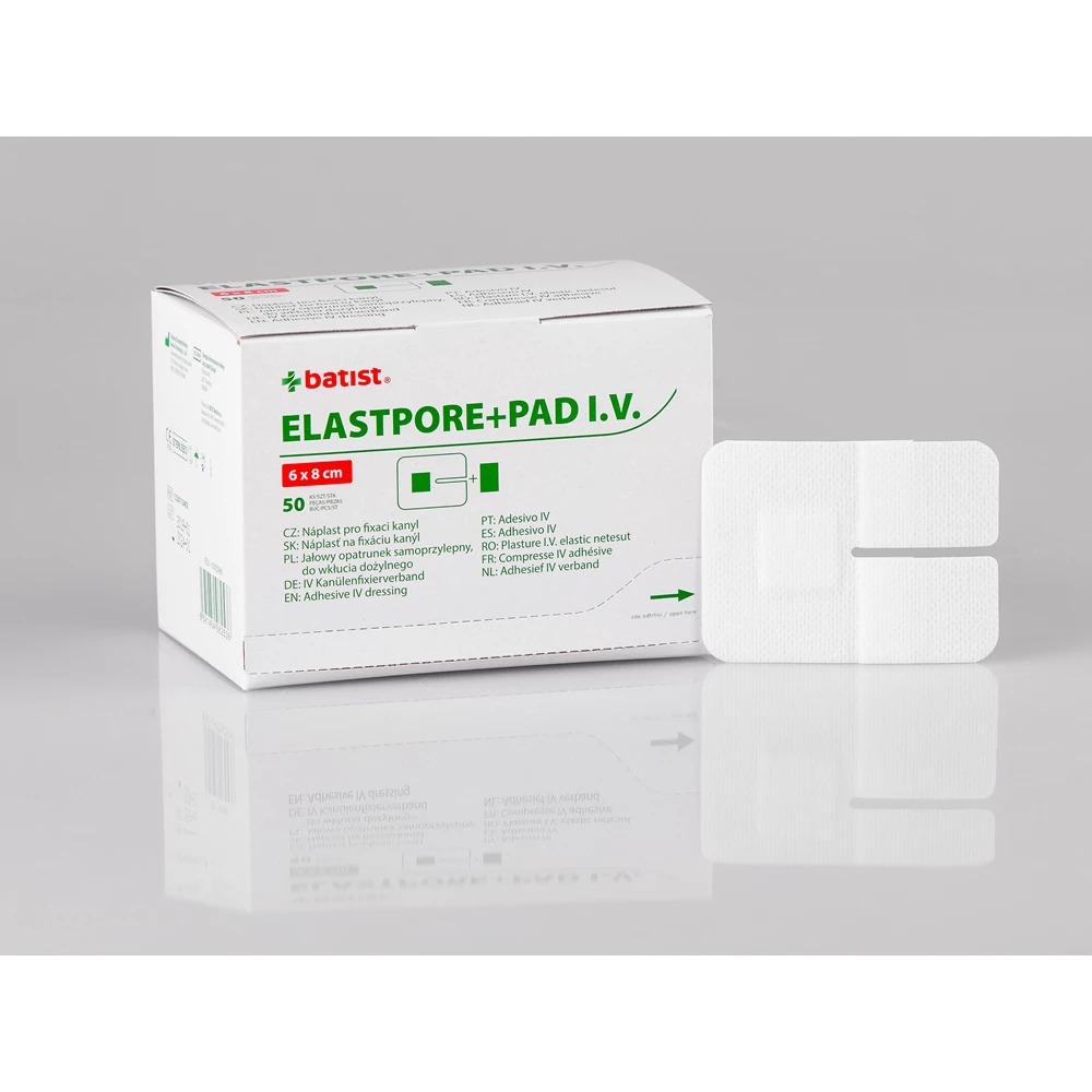 Batist Medical ELASTPORE+PAD I.V. 6x8cm steril.
