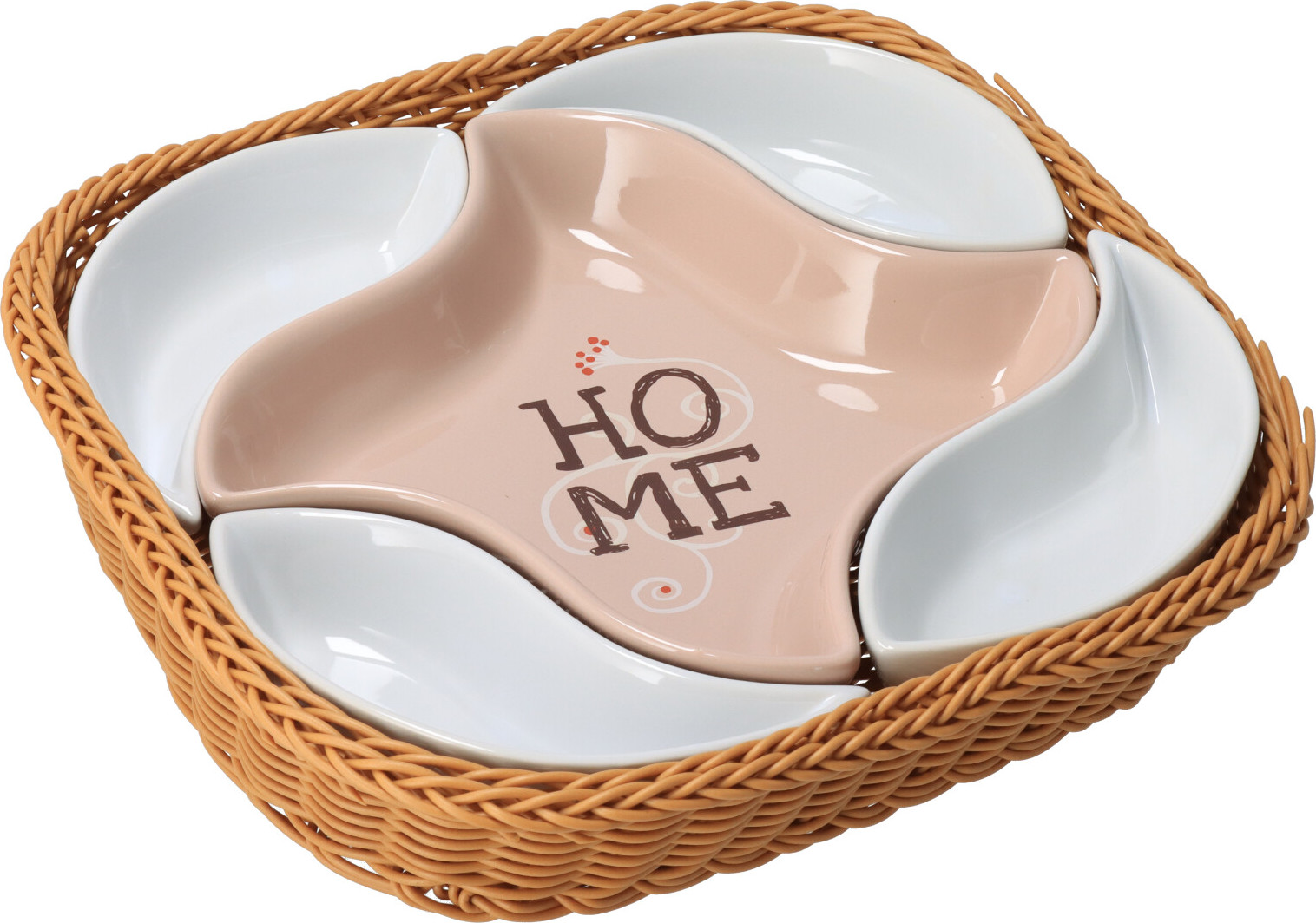 Banquet Misky v košíku HOME - 5 dílná sada