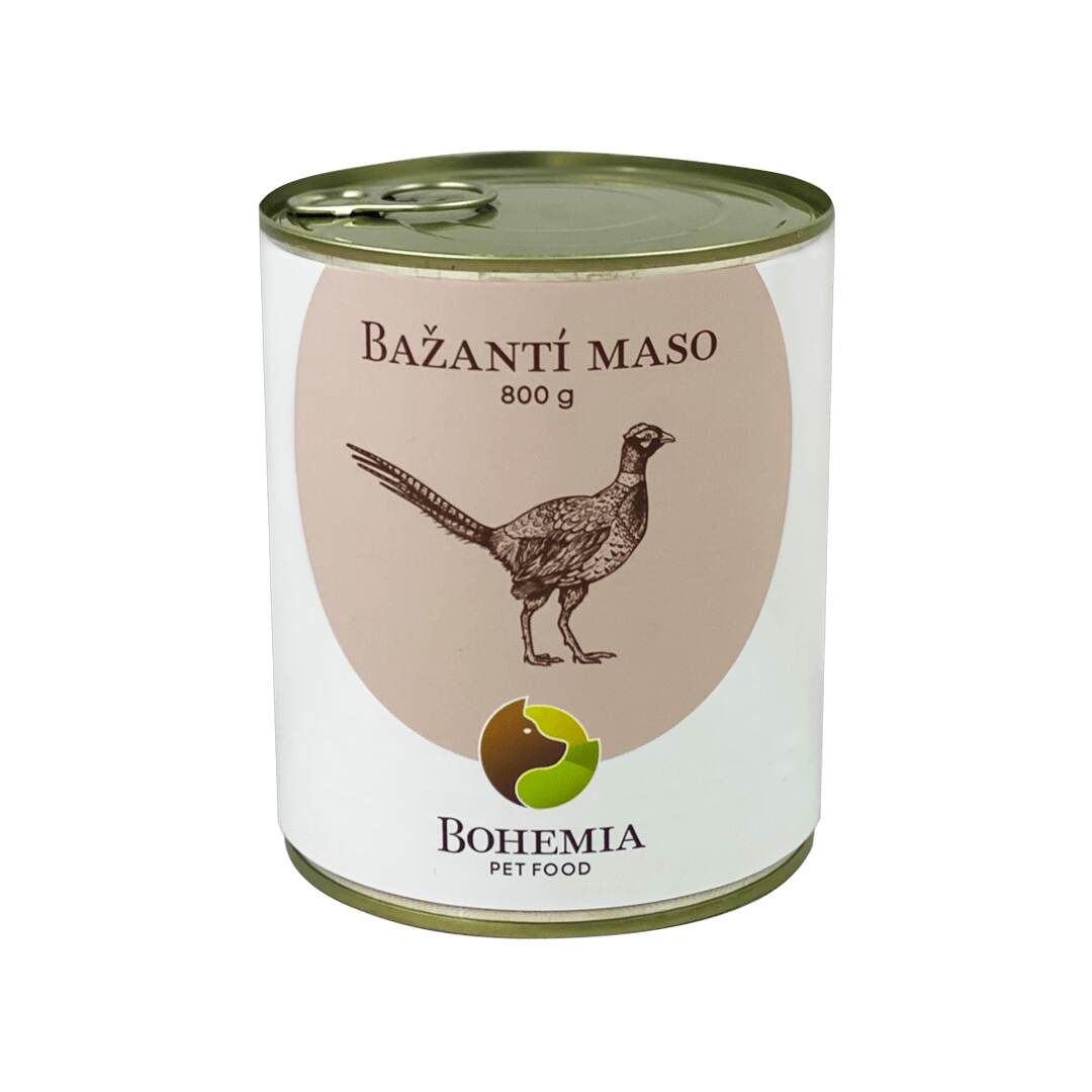 Bohemia Pet Food BOHEMIA Bažantí maso ve vlastní šťávě 800g