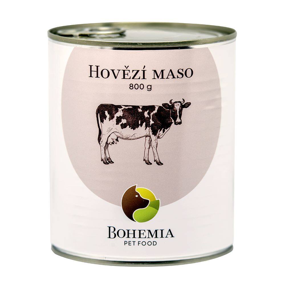 Bohemia Pet Food BOHEMIA Hovězí maso ve vlastní šťávě 800g