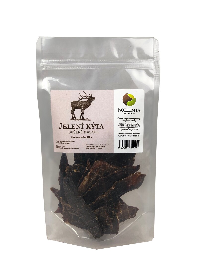 Bohemia Pet Food BOHEMIA Jelení kýta 100g
