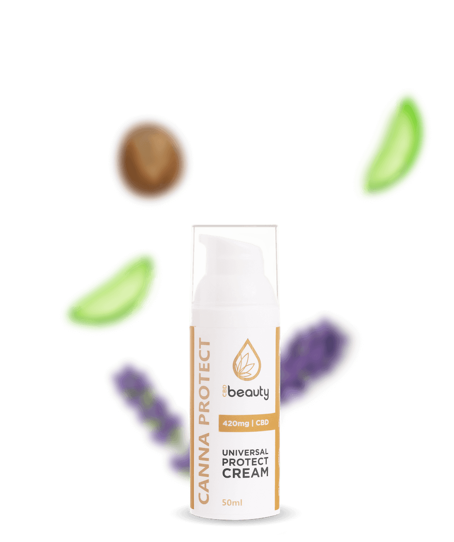 CBD beauty Canna Protect - ochranný krém (50 ml)