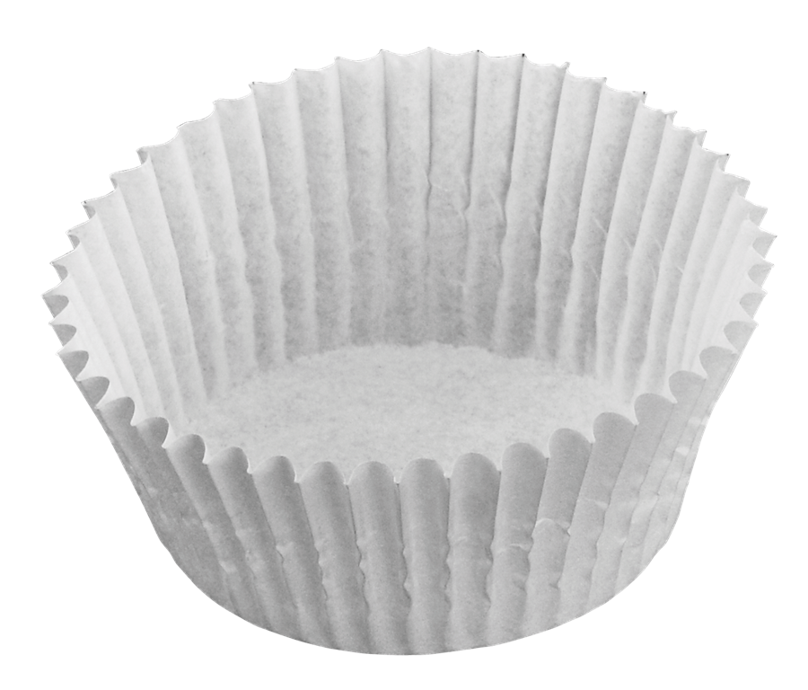 EcoPack Cukrářské košíčky papírové 35x20 mm bílé bal/1000 ks Balení: 1000