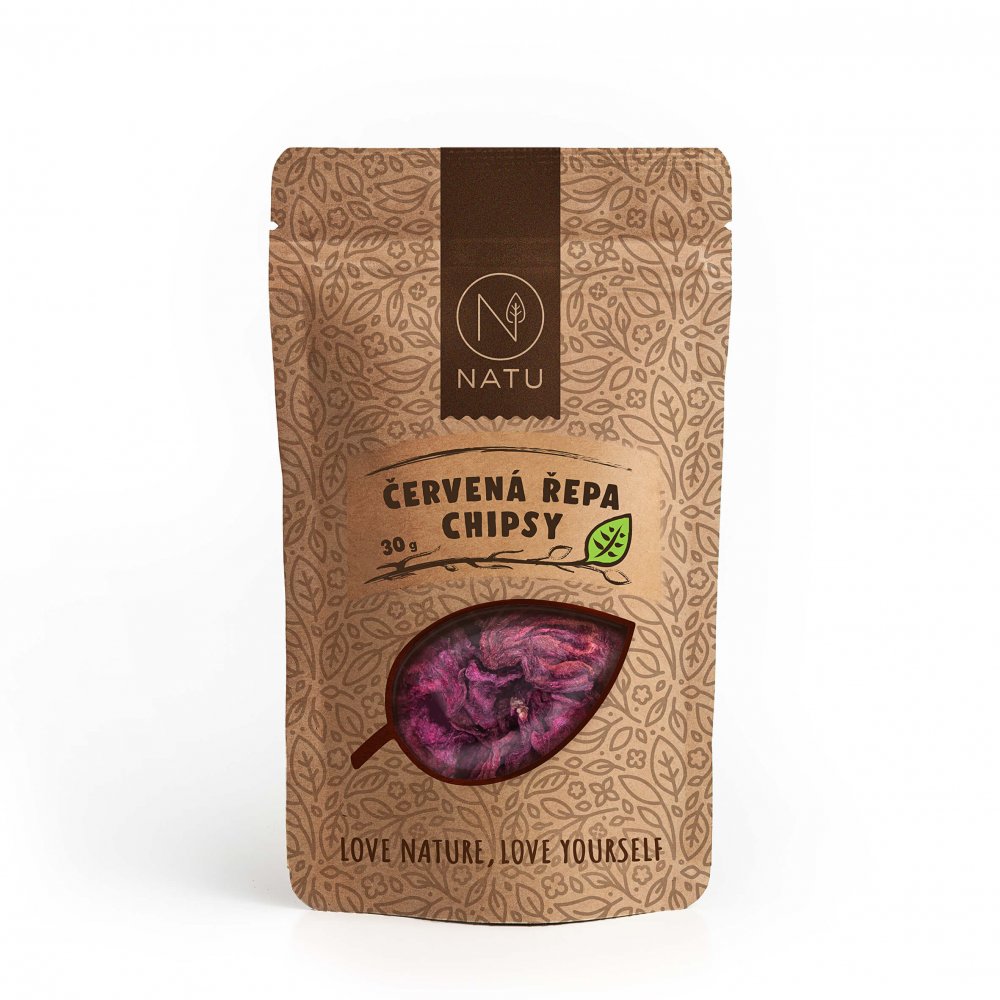 NATU Červená řepa chipsy 30g