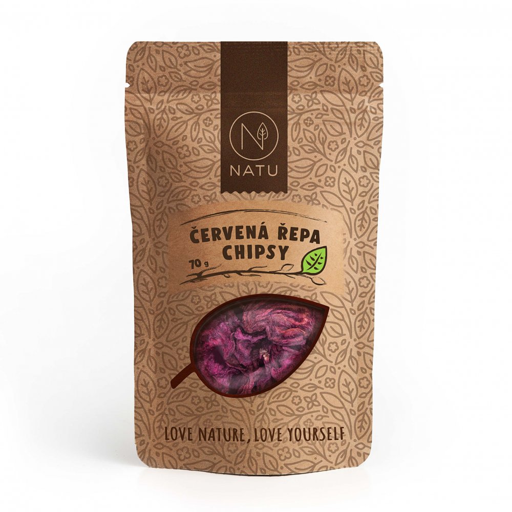 NATU Červená řepa chipsy 70g
