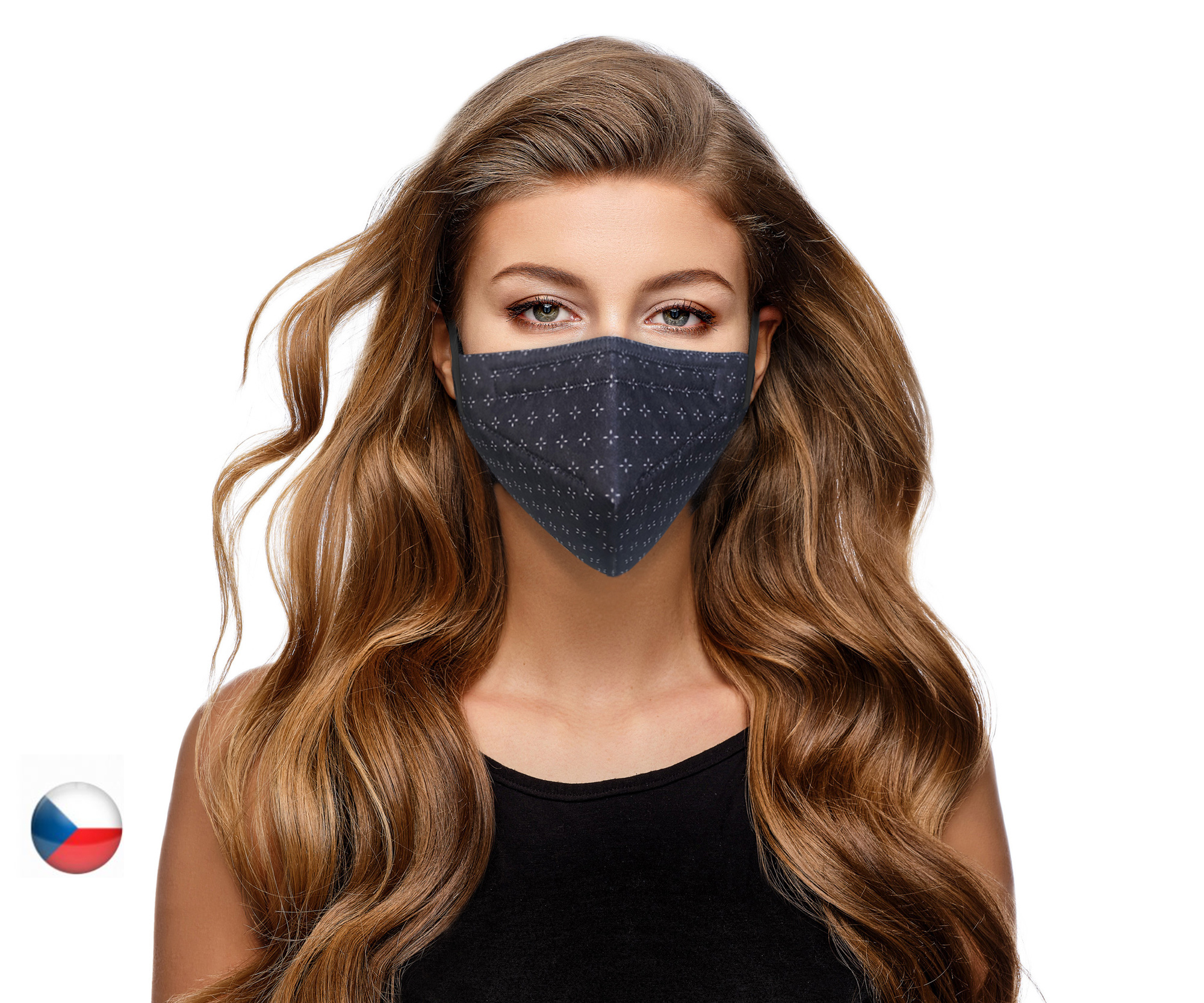 Balerina Český NanoRespirátor FFP2 - Černá střela (č.231)