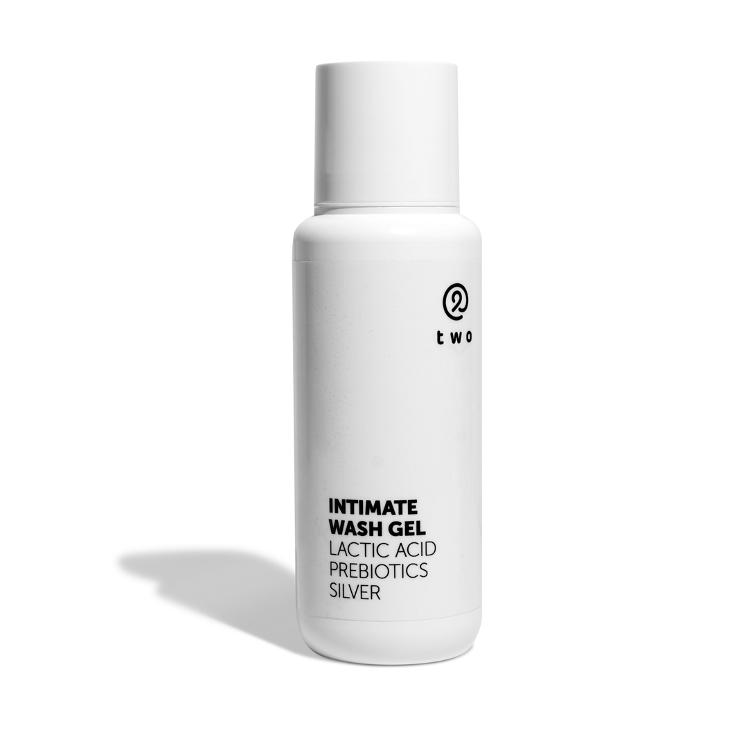 Twocosmetics Gel pro intimní hygienu s kyselinou mléčnou, prebiotiky a stříbrem, 200 ml