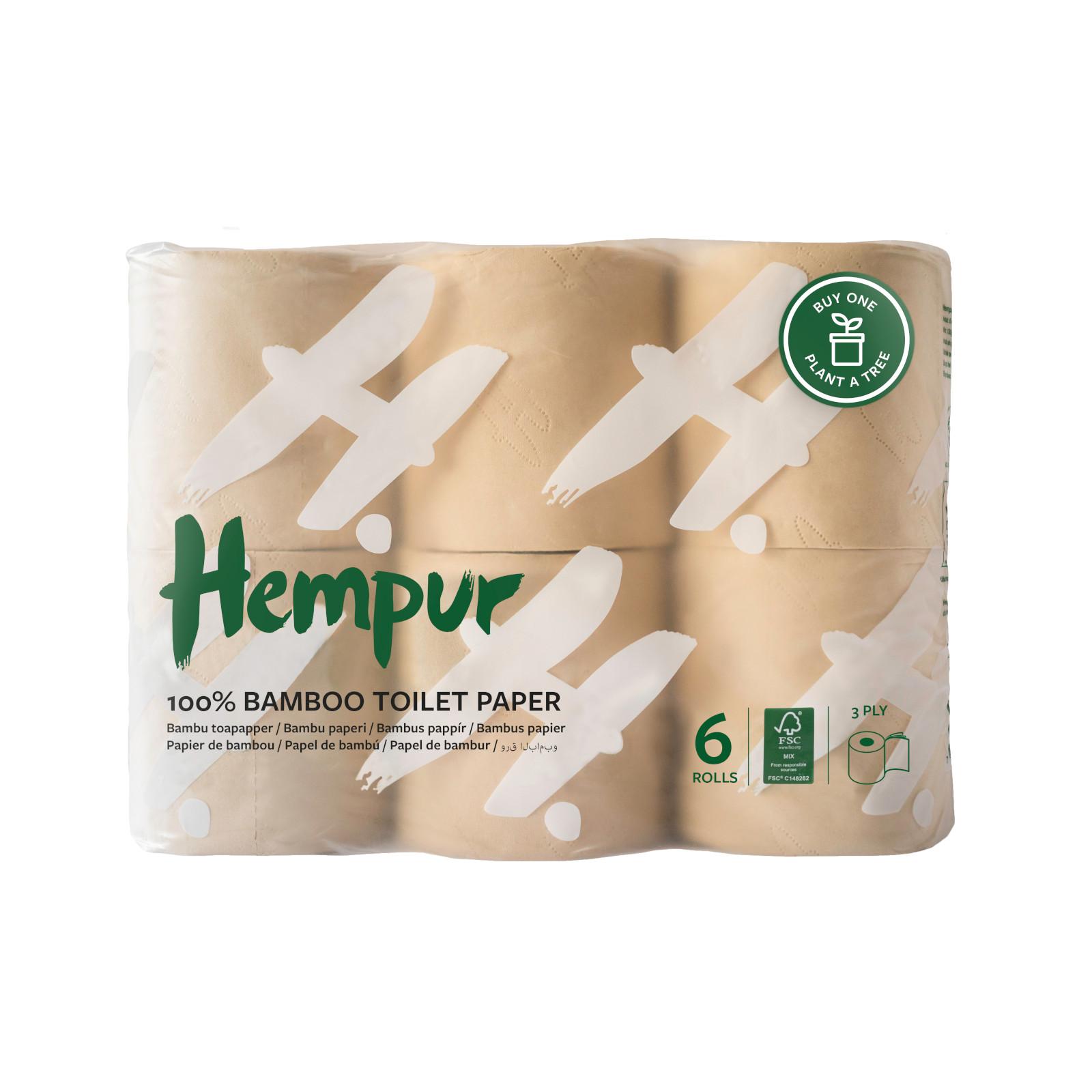 Hempur bambusový toaletní papír, 6 ks
