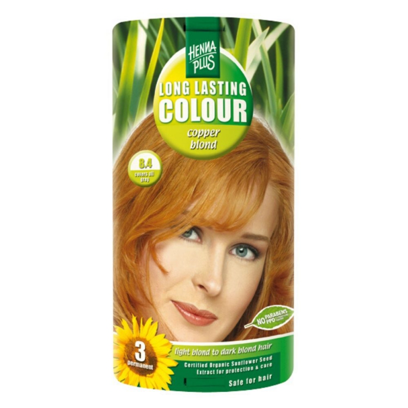 Hennaplus Dlouhotrvající barva MĚDĚNÁ BLOND 8.4