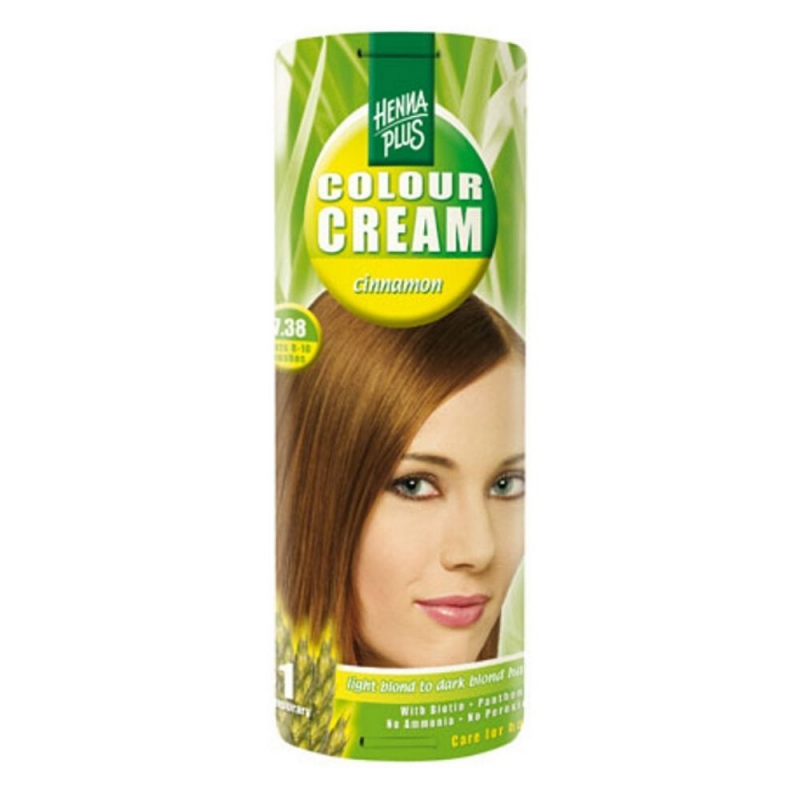 Hennaplus Přírodní barva krémová SKOŘICOVÁ 7.38 60 ml
