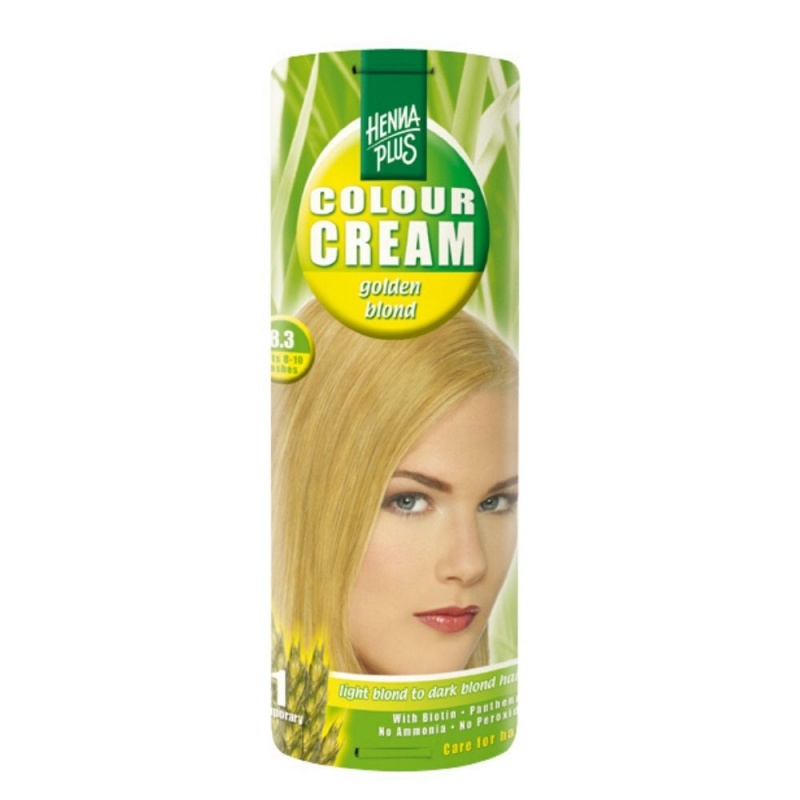 Hennaplus Přírodní barva krémová ZLATÁ BLOND 8.3 60ml