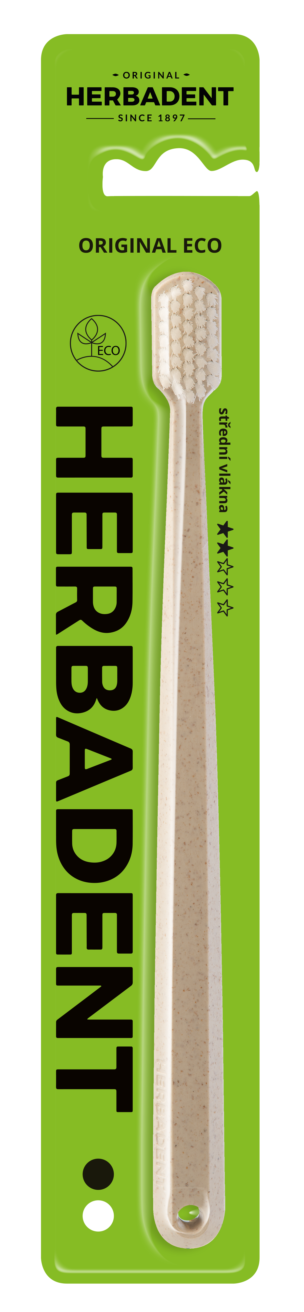 Herbadent Original Eco zubní kartáček Medium