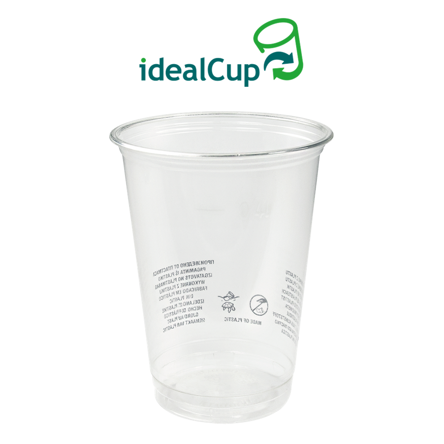 EcoPack Kelímek EKO rPET 0,4 l O95 mm idealCup bal/50 ks Balení: 50