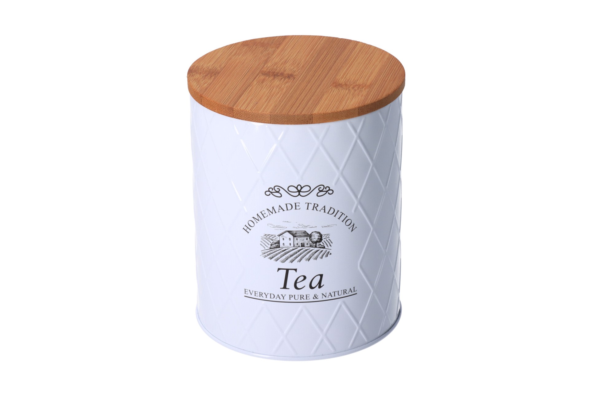 Kesper Plechová dóza s bambusovým víkem - Tea
