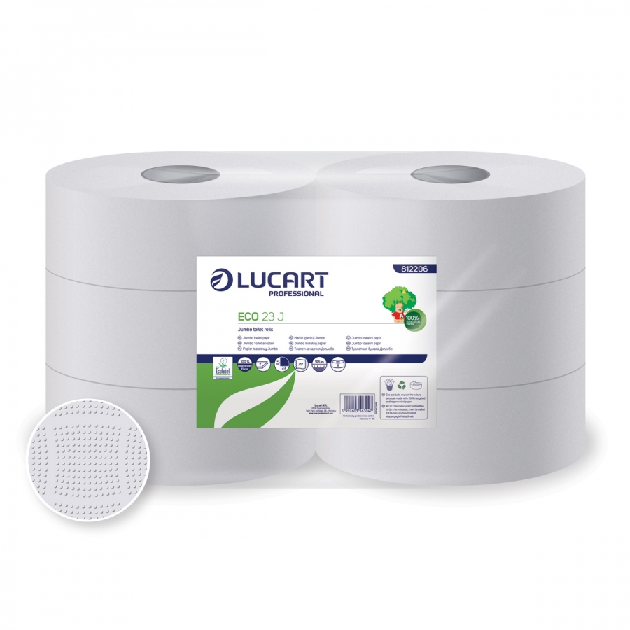 Lucart Professional Lucart Eco 23 J - toaletní papír, 6 ks