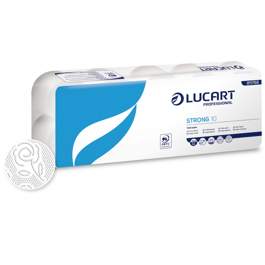 Lucart Professional Lucart Strong 10 - toaletní papír 24 m, 10 ks