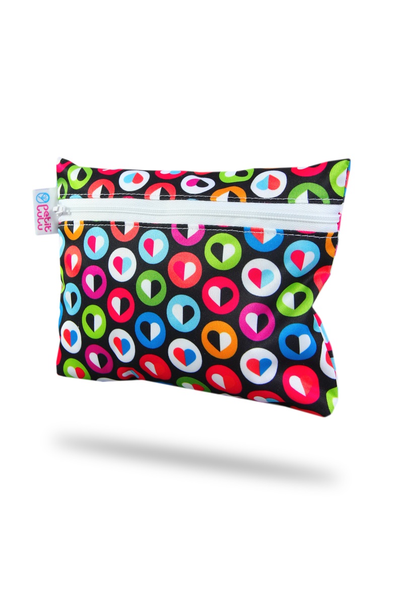 Petit Lulu s.r.o. Malá taštička - Barevná srdíčka