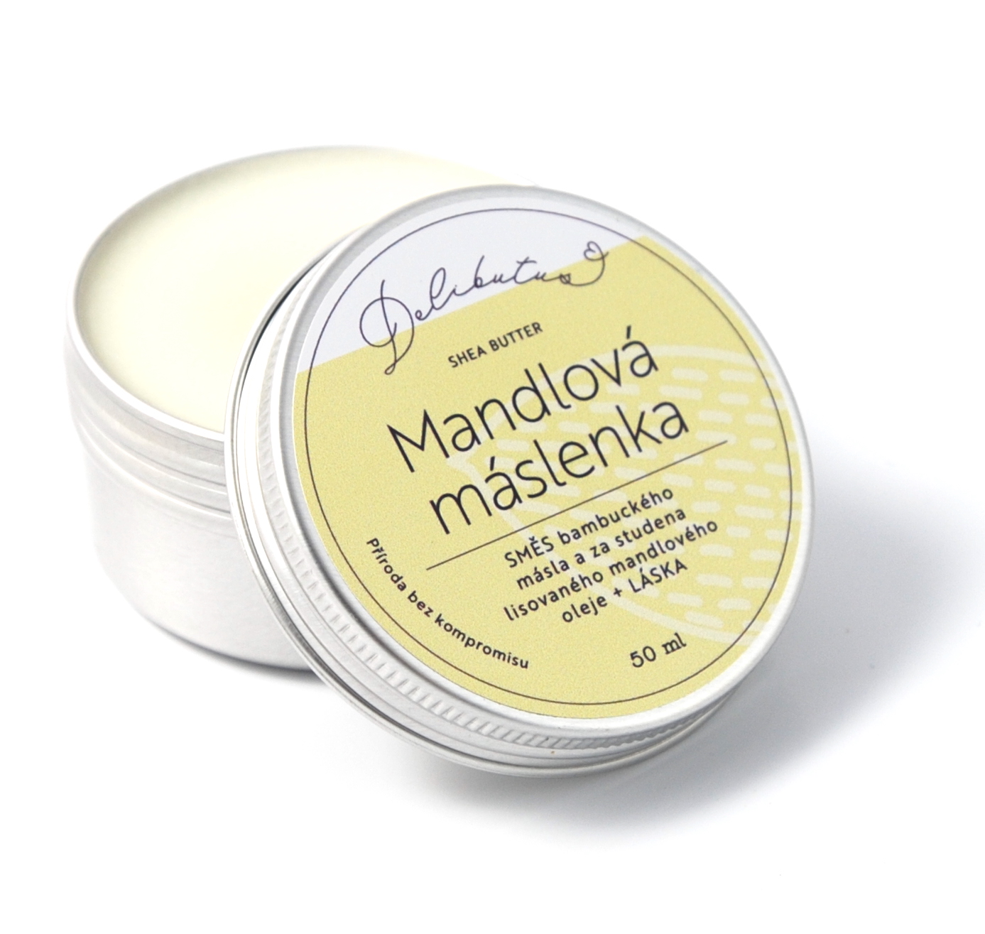 Delibutus Mandlová máslenka, 150 ml Balení: 50 ml