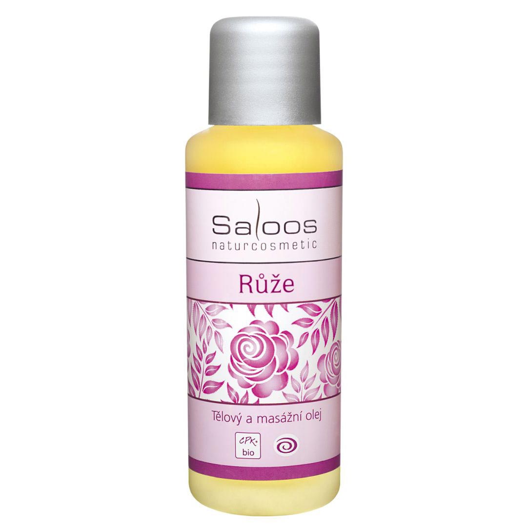 Masážní olej Růže BIO SALOOS Naturcosmetics 50 ml