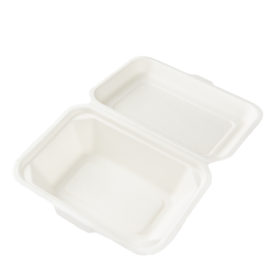 EcoRevolution Obaly Menu box z cukrové třtiny 180 x 130 mm béžový 50 ks
