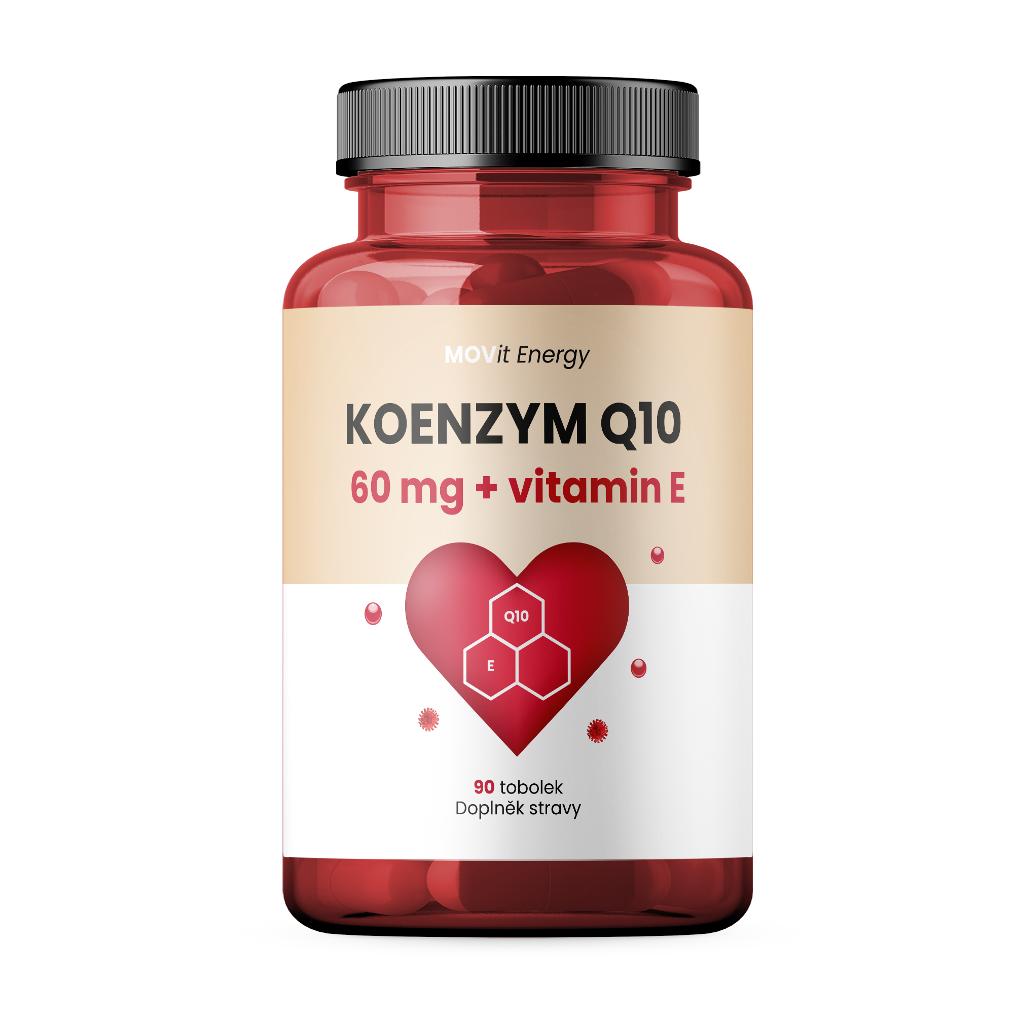MOVit Energy MOVit Koenzym Q10 60 mg + vitamin E, 90 tobolek