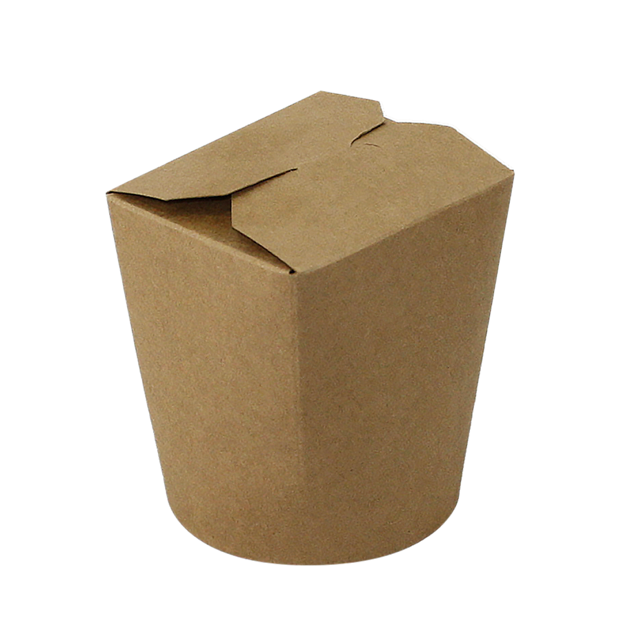 EcoPack Papírový box EKO na nudle 500 ml kulaté dno kraft bal/50 ks Balení: 50