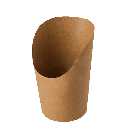EcoPack Papírový kornout EKO na hranolky 350 ml kraft bal/50 ks Balení: 50